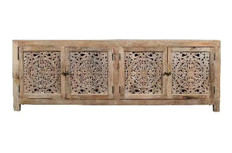 Carved Sideboard, 4 Doors
