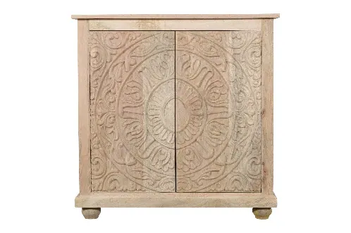 Carved Sideboard, 2 Doors